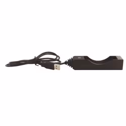 Chargeur USB pour batterie Lampe LED - LED LENSER - Compatible avec F1R M7R M7RX P7R X7R - Noir - Camping