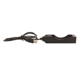 Chargeur USB pour batterie Lampe LED - LED LENSER - Compatible avec F1R M7R M7RX P7R X7R - Noir - Camping