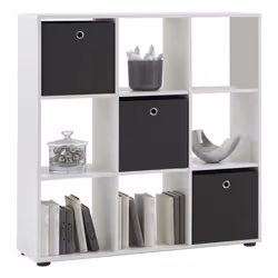 VidaXL 429434, Blanc, 9 étagères, 1043 mm, 330 mm, 1065 mm