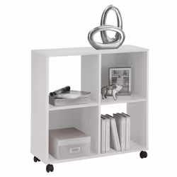 VidaXL 428785, Blanc, 4 étagères, 720 mm, 330 mm, 770 mm
