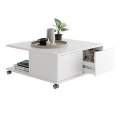 Table Basse Design Volgan 70cm Blanc
