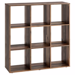 VidaXL 437011, Bois naturel, 9 étagères, 1043 mm, 330 mm, 1065 mm