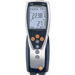Testo - 735-2 Appareil de mesure de température -200 - +1370 °c sonde k, Pt100 Q55956