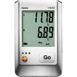 Testo - 0572 1762 176 T2 Enregistreur de données de température Valeur de mesure température -50 à +400 °c Q52169
