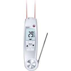 Thermomètre à sonde à piquer (haccp) Testo 104-IR 0560 1040 -50 à 250 °c sonde ntc conforme haccp, mesure ir sans conta