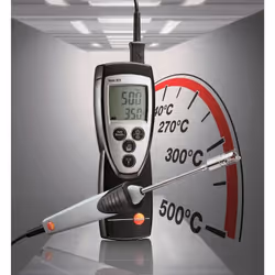 Set promotionnel de thermomètre à 1 canal.Fournitures:- Thermomètre à 1 canal TE type K testo 925, avec sonde de contact à ré ...