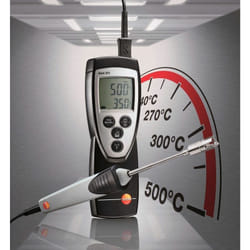 Testo - Thermomètre 1 canal 925 set promo 0563 9250