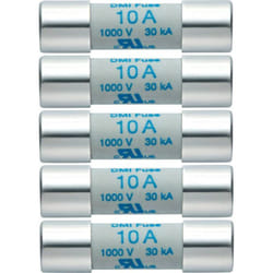 Testo - Fusible 0590 0004 Lot de 5 fusibles de rechange 10 A/1000 v,