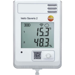 0572 2034 Saveris 2-H1 Enregistreur de données multifonction Valeur de mesure température, humidité de l'air -30 - Testo