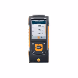 Pour toutes les mesures dans les installations climatiques et d´aération Menus de mesure pour le débit volumétrique, facteur  ...