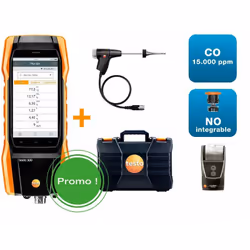 Lot premium analyseur de combustion avec imprimante 300 - TESTO - 0564 3004 81 - Effectuer des travaux d’installation et de m ...