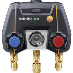 Manifold électronique - TESTO - testo 550i - Mesure des liquides réfrigérants - Sans fil - Batterie