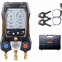 Description générale Avec le kit testo 550s, vous êtes prêt à effectuer des mesures précises pour la mise en service, l’entre ...