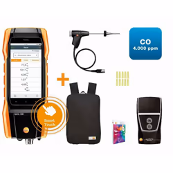 Testo 300 initial avec imprimante + connecteur bluetooth + sac à dos, O2, CO jusqu'à 4 000 ppm - TESTO - 0564 3002 96