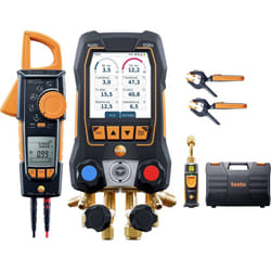 Testo - Kit de dépressurisation intelligent 558s avec pince ampèremétrique Y604053