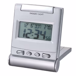 Technoline Travelclock silver, Argent, AAA, 69 x 20 x 90 mm