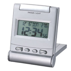 Technoline Travelclock silver Argent