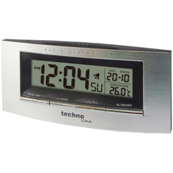 Technoline WT182 Réveil numérique Argent