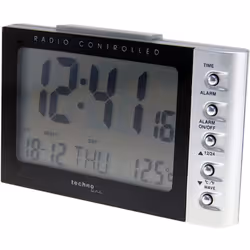 Technoline WT 188 réveille-matin Réveil numérique Noir, Argent - Vue supplémentaire 4