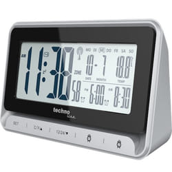 Technoline WT290 réveille-matin Réveil numérique Noir, Argent