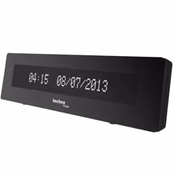 Technoline WT 435, Table, Horloge à quartz, Rectangle, Noir, AAA LR03, 155 mm