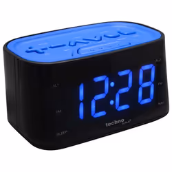 Technoline WT 465, Horloge, FM, Noir, AA, AC/DC, 140 mm