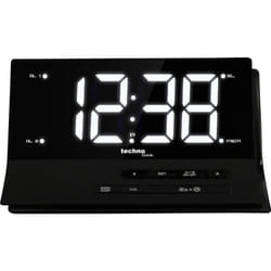 Technoline - Techno Line wt 482 radiopiloté(e) Réveil noir Heures de réveil 2 2 minuteries