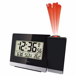 Technoline WT 536, Table, Horloge numérique, Noir, AAA, 147 mm, 42 mm