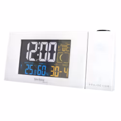 Technoline WT 537, Réveil numérique, Blanc, Temperature, Temps, AAA, 165 mm, 75 mm