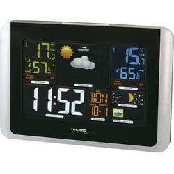Technoline WS 6442 station météo numérique Noir, Argent LCD Batterie