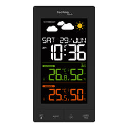 Technoline WS 6458 station météo numérique Noir AC/Batterie