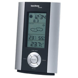 Technoline WS 6710 station météo numérique Noir, Argent
