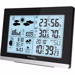 Technoline WS 6762 station météo numérique Noir Batterie