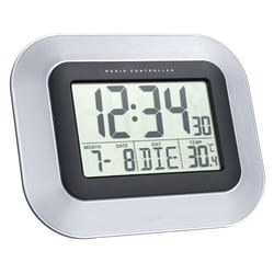 Technoline WS 8005 réveille-matin Réveil numérique Noir, Argent