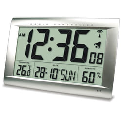 Technoline WS 8009 réveille-matin Réveil numérique Argent