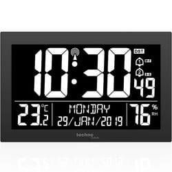 Technoline WS 8017 Réveil numérique Noir
