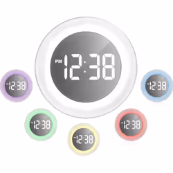 Technoline WS 8086, Mur, Quartz clock, Rond, Multicolore, Batterie, CC, LR06