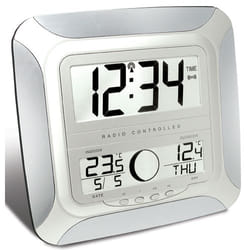Technoline WS 8118 wall/table clock Mur Digital clock Carré Argent