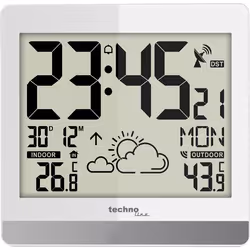 Technoline WS 8119, Réveil numérique, Blanc, LR06, 200 mm, 189 mm, 29 mm