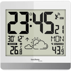 Technoline WS 8119 Réveil numérique Blanc