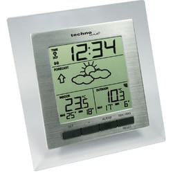 Technoline WS 9136-IT station météo numérique Acier inoxydable, Blanc