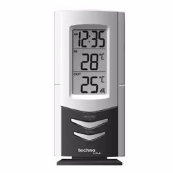 Technoline WS 9170, Noir, Argent, AA / AAA, 71 x 49 x 157 mm, 50 x 28 x 96 mm