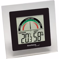 Technoline WS 9415, Noir, Gris, Hygromètre d'intérieur, Thermomètre d'intérieur, hygromètre, thermomètre, hygromètre, thermom ...