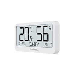 WS9455 petit thermomètre de bureau, thermomètre, hygromètre, température et humidité, heure Technoline