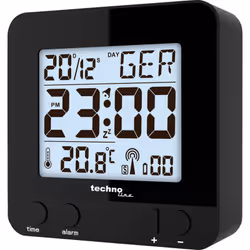 Informations techniques Alimentation : 2x Pile LR3 (AAA), incluse Couleur du boîtier (détails) : noir Couleur du cadran/ de l ...