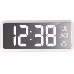 Technoline WS 8130, Mur, Quartz clock, Rectangle, Blanc, Batterie, AA