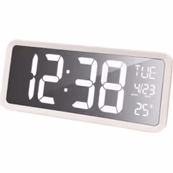 Technoline WS 8130 Mur Quartz clock Rectangle Blanc