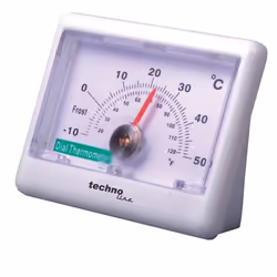 Technoline WA 1015, Thermomètre mécanique, Intérieure, Analogique, Blanc, Table, F, °C