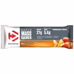 Dymatize Super Mass Gainer, Caramel, Vanille, 90 g, Protéine de lait, Protéine de lactosérum, 304 kcal, 338 kcal, 1279 kJ