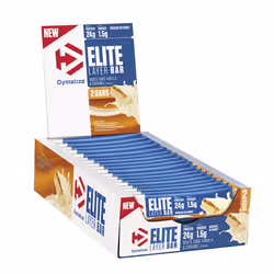 Dymatize Elite Layer Bar, Chocolat blanc, Caramel, Chocolat, Vanille, 60 g, Protéine de lait, Protéine de soja, Protéine de l ...